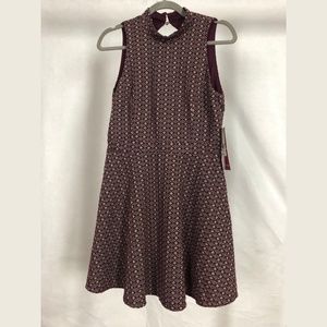 Emerald Sundae Ladies Metallic Fit & Flare Dress